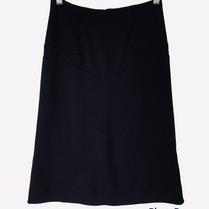 Diane‎ Von Furstenberg Wool Black Skirt- Size 4